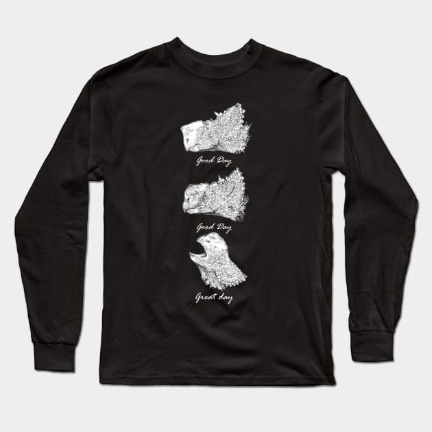 Happy Pachy Long Sleeve T-Shirt by Mesozoic Masterpieces